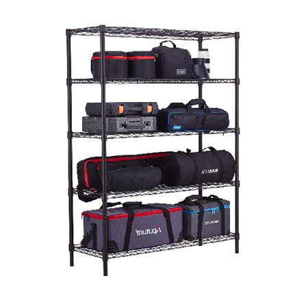 ชั้นวางของโล่ง 5 ชั้น MZG 401100180OBHT501 110 ซม. สีดำ_3