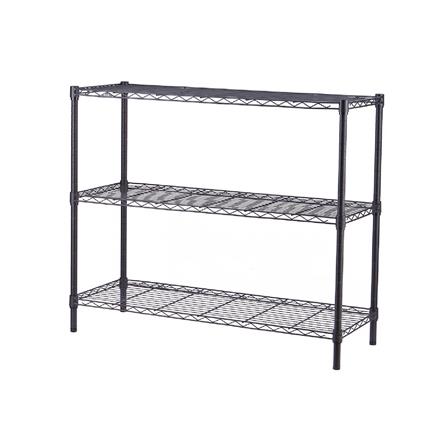 ชั้นวางของโล่ง 3 ชั้น MZG 359090AHT301 90 ซม. สีดำ_0