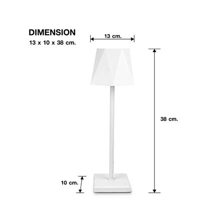 ไฟตั้งโต๊ะ LED CARINI 224322410 3 วัตต์ สีขาว_10