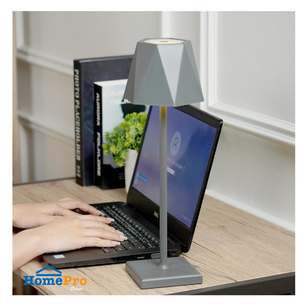 ไฟตั้งโต๊ะ LED CARINI 224402410 3 วัตต์ สีเทา