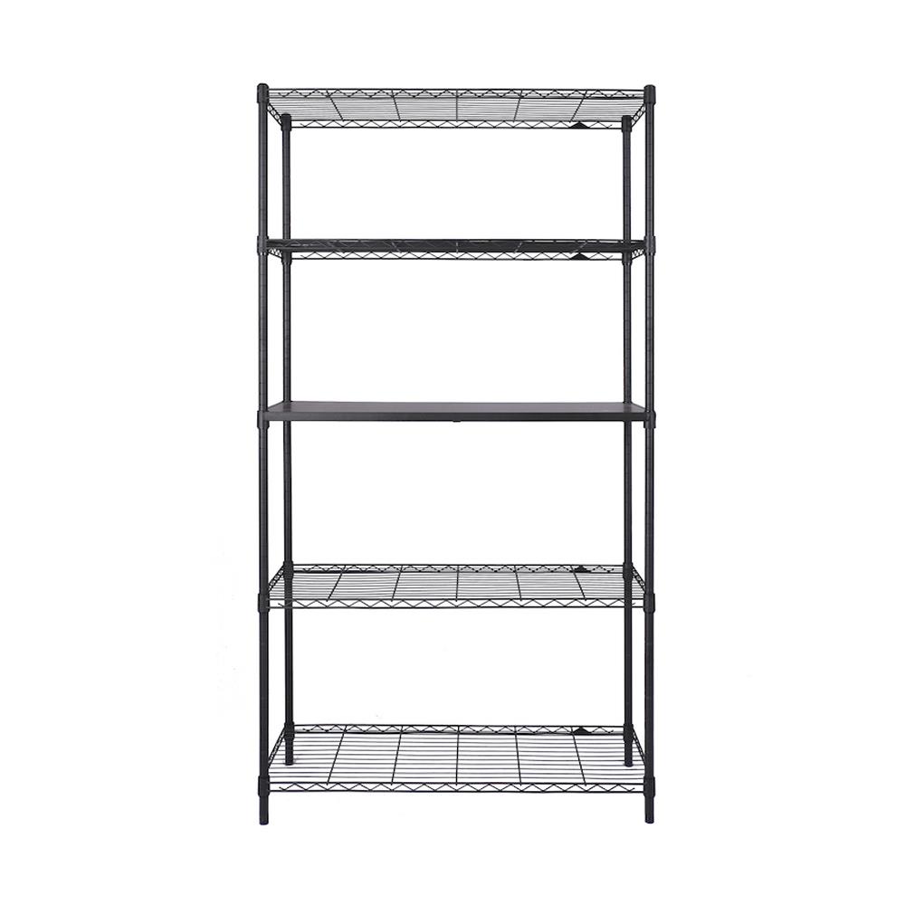 ชั้นวางของโล่ง 5 ชั้น MZG 4080180OBHT501 80 ซม. สีดำ