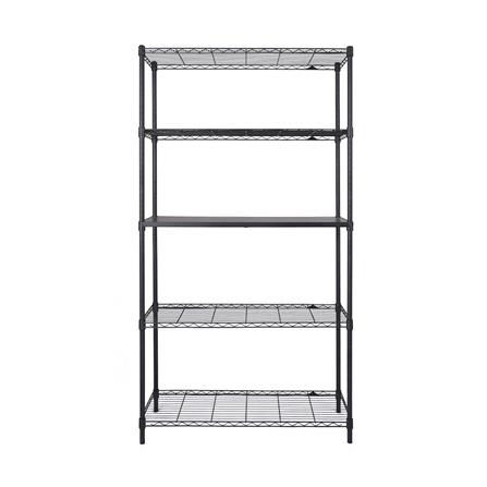 ชั้นวางของโล่ง 5 ชั้น MZG 4080180OBHT501 80 ซม. สีดำ_0