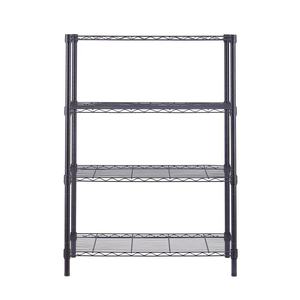 ชั้นวางของโล่ง 4 ชั้น MZG 3590120AHT401 90 ซม. สีดำ