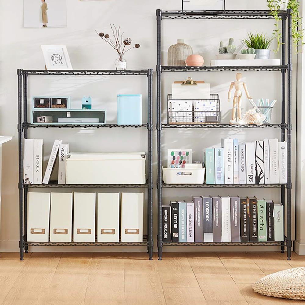 ชั้นวางของโล่ง 4 ชั้น MZG 3590120AHT401 90 ซม. สีดำ