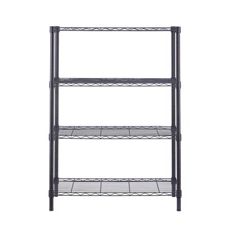 ชั้นวางของโล่ง 4 ชั้น MZG 3590120AHT401 90 ซม. สีดำ