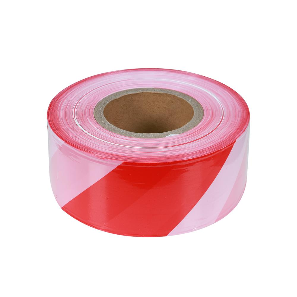 เทปกั้นเขต PACK IN 70 มม. X 500 ม. สีขาว/แดง