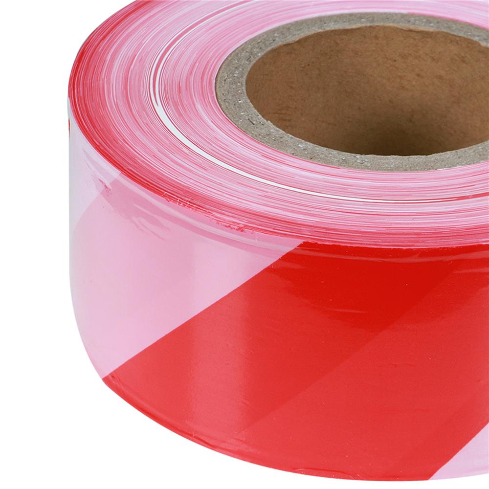 เทปกั้นเขต PACK IN 70 มม. X 500 ม. สีขาว/แดง