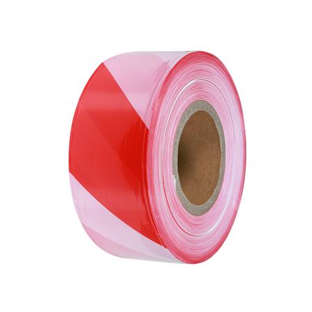 เทปกั้นเขต PACK IN 70 มม. X 500 ม. สีขาว/แดง_1