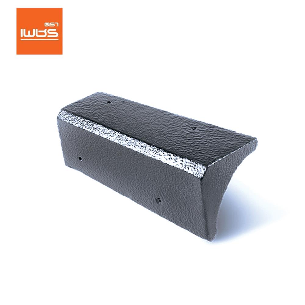 ครอบปิดชายอดามัส แบบเรียบ ตราเพชร 20x35 ซม. สีเทาเศรษฐี