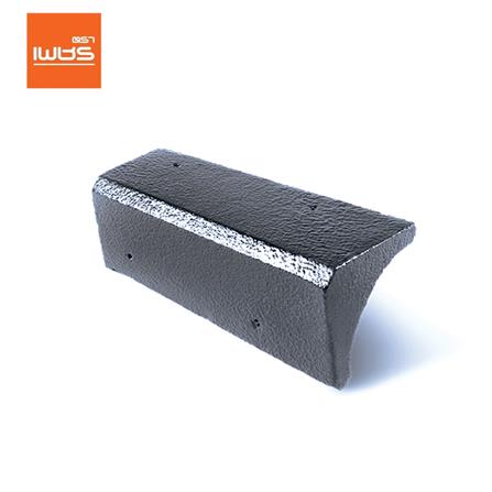 ครอบปิดชายอดามัส แบบเรียบ ตราเพชร 20x35 ซม. สีเทาเศรษฐี_0