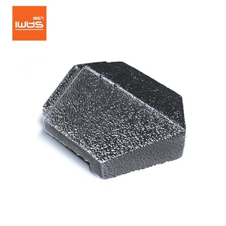 ครอบปิดปลายสันตะเข้ อดามัส แบบเรียบ ตราเพชร สีเทาเศรษฐี_0