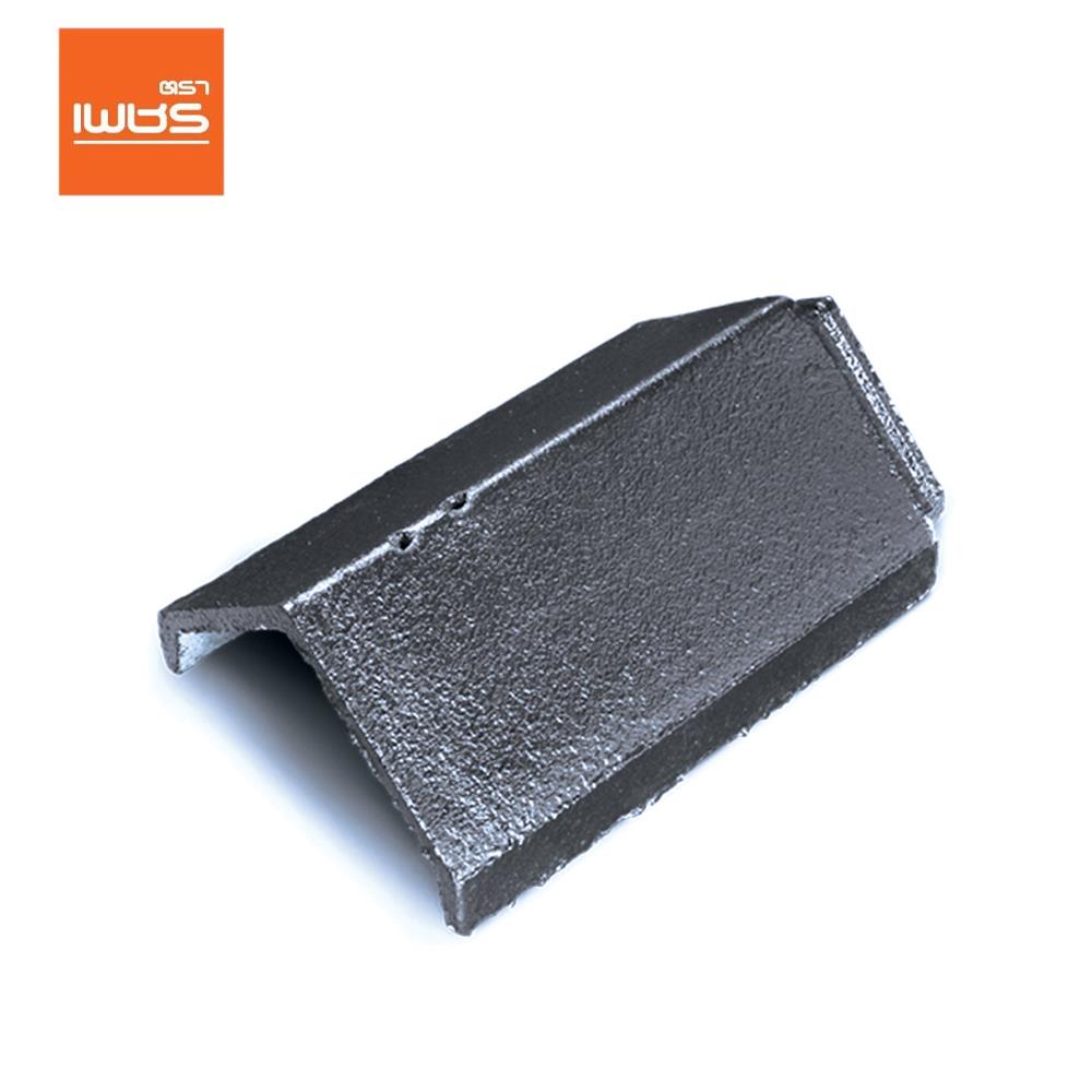 สันหลังคาอดามัส แบบเรียบ ตราเพชร 25x35.7 ซม. สีเทาเศรษฐี