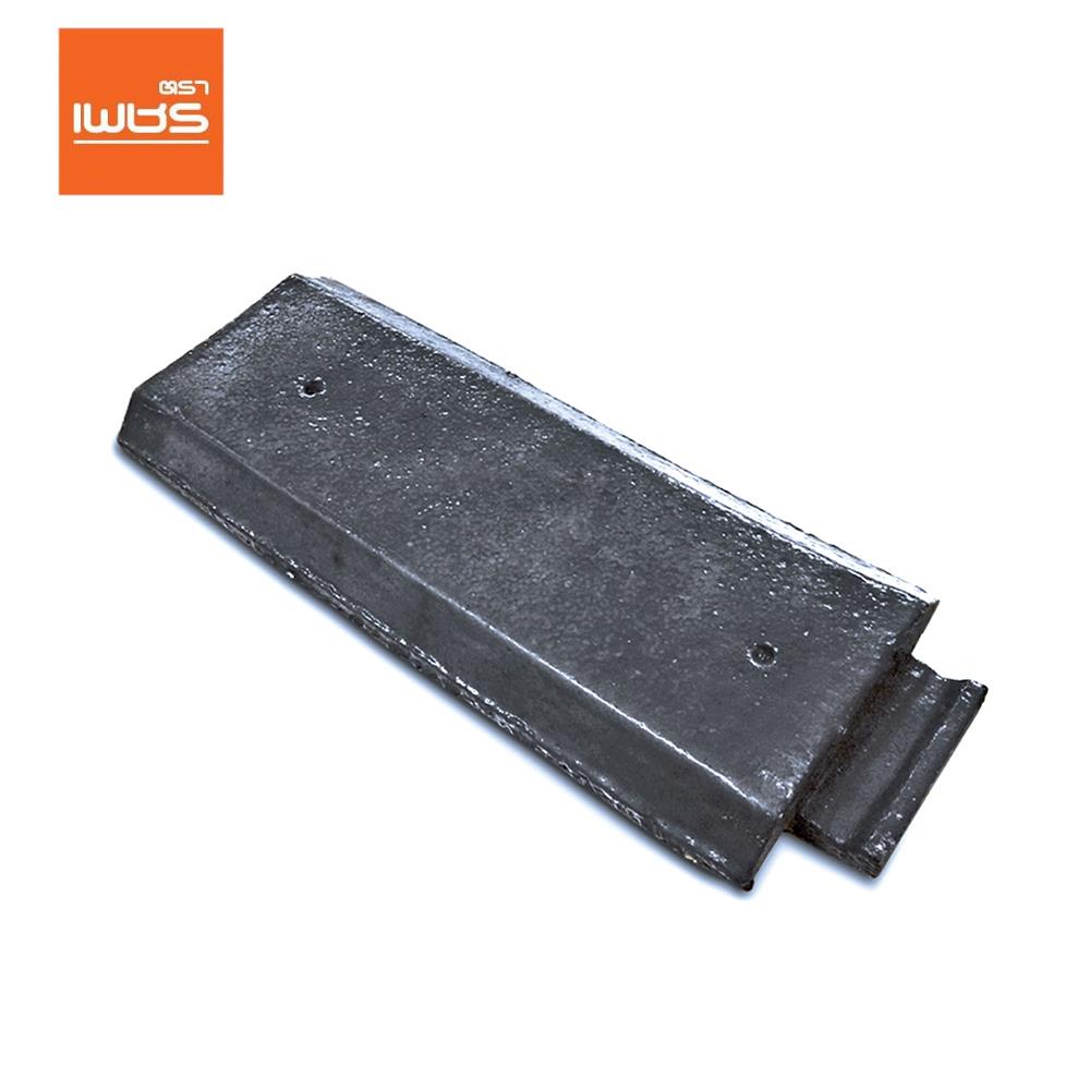 ครอบข้างชนผนังอดามัส แบบเรียบ ตราเพชร 14x38.5 ซม. สีเทาเศรษฐี