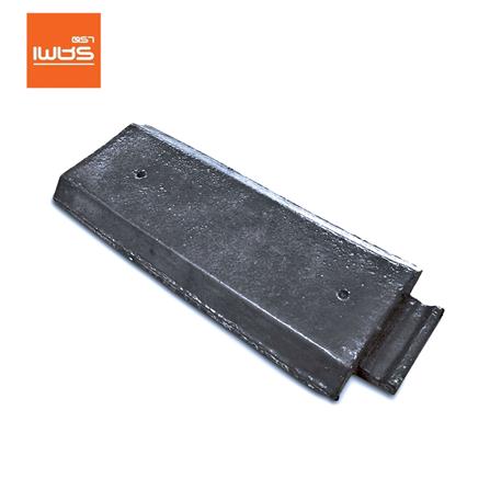 ครอบข้างชนผนังอดามัส แบบเรียบ ตราเพชร 14x38.5 ซม. สีเทาเศรษฐี_0