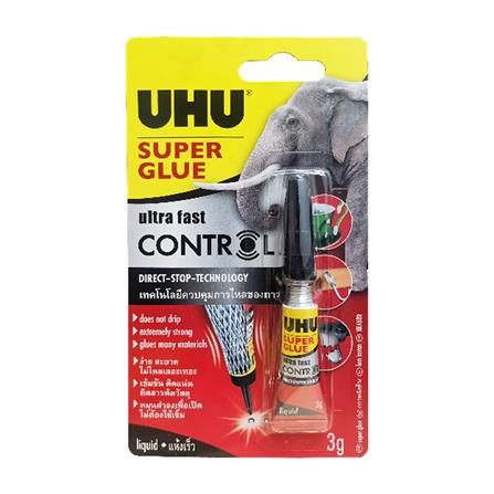 กาวพลังช้าง UHU SUPER GLUE ULTRA FAST CONTROL 3 ก.