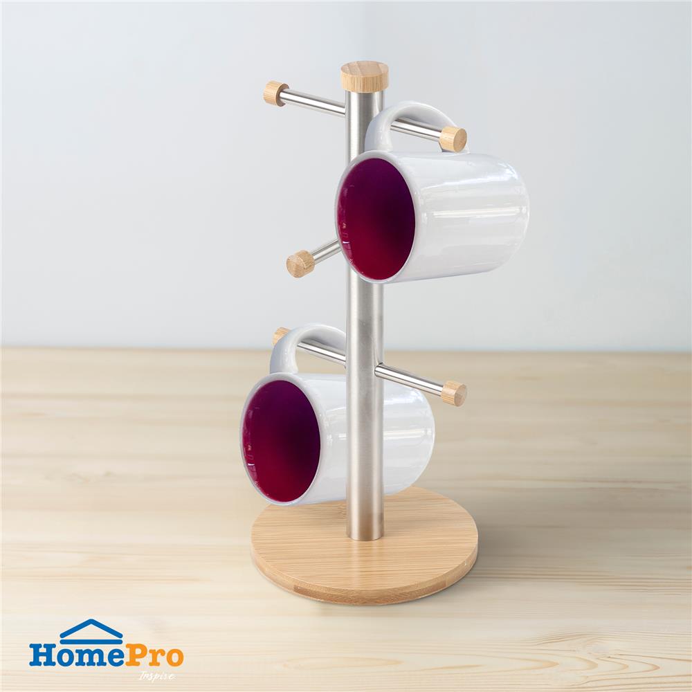 ที่แขวนแก้วน้ำกลม KECH HOMME BAMBOO