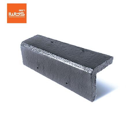 ครอบข้างอดามัส แบบเรียบ ตราเพชร 20x42 ซม. สีเทาเศรษฐี_0