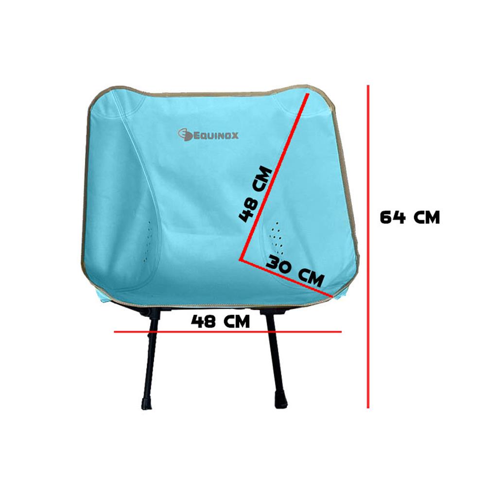 เก้าอี้สนาม EQUINOX MOON CHAIR สีฟ้า