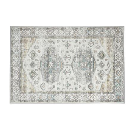 พรม HOME LIVING STYLE JASMINE 120X180 ซม. สีเทาอ่อน_0