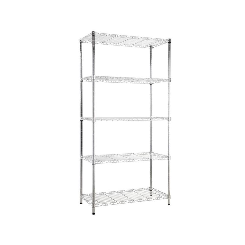 ชั้นวางของโล่ง 5 ชั้น MZG 3590180OAH501 90 ซม. สีโครเมียม