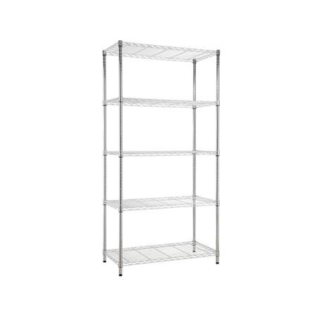 ชั้นวางของโล่ง 5 ชั้น MZG 3590180OAH501 90 ซม. สีโครเมียม_1