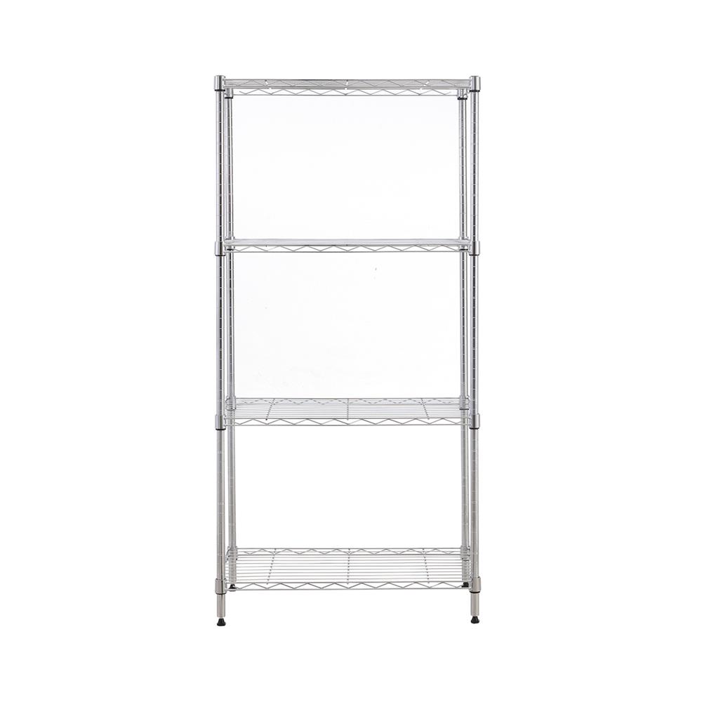 ชั้นวางของโล่ง 4 ชั้น MZG 3560115OAH446 60 ซม. สีโครเมียม