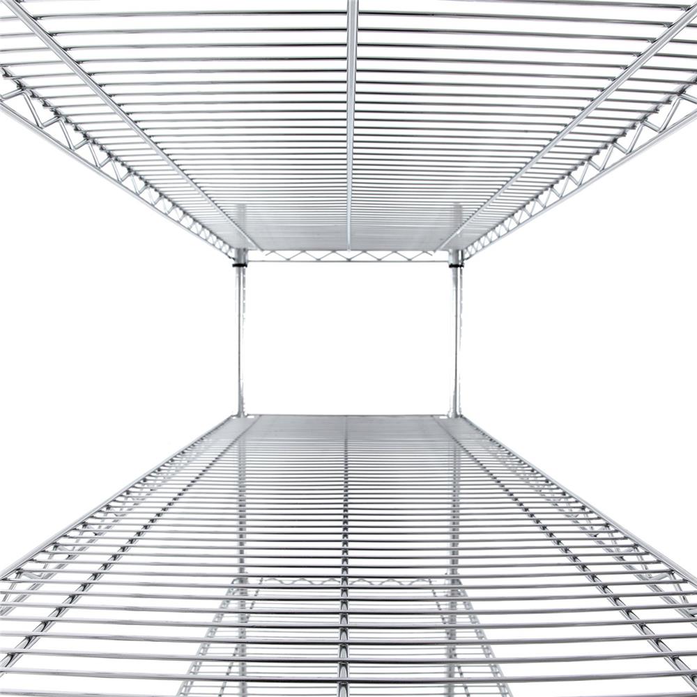 ชั้นวางของโล่ง 4 ชั้น MZG 3560115OAH446 60 ซม. สีโครเมียม