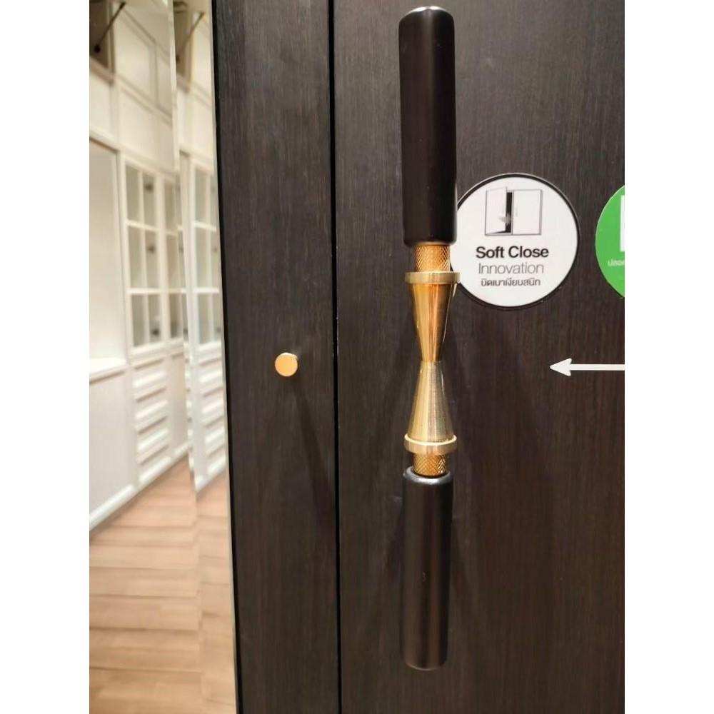 ตู้เสื้อผ้า 4 บานเปิด SB FURNITURE MICHALA 19122205 180 ซม. สีไม้เข้ม