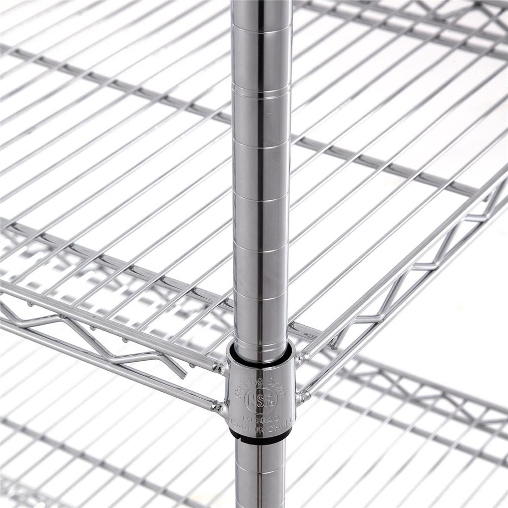 ชั้นวางของโล่ง 4 ชั้น MZG 3575150OAH449 75 ซม. สีโครเมียม