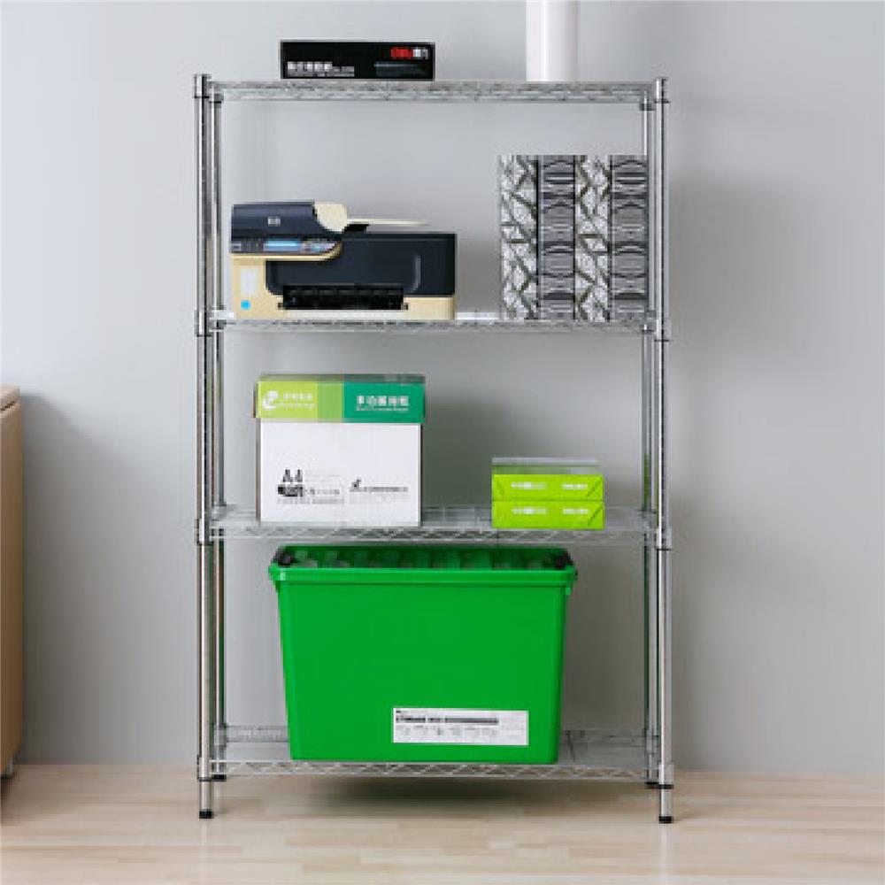 ชั้นวางของโล่ง 4 ชั้น MZG 3575150OAH449 75 ซม. สีโครเมียม