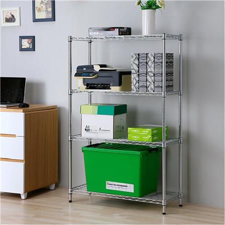 ชั้นวางของโล่ง 4 ชั้น MZG 3575150OAH449 75 ซม. สีโครเมียม_4