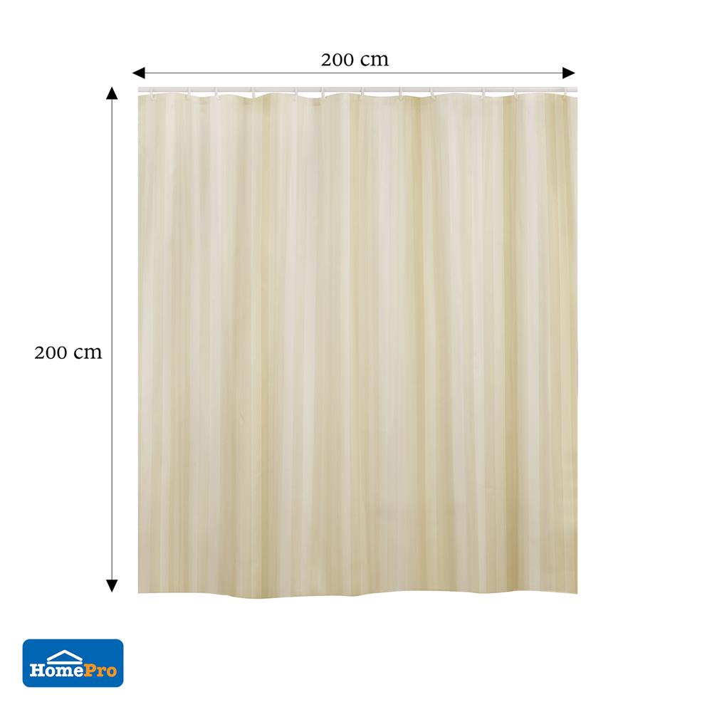 ม่านห้องน้ำ POLYESTER MOYA ST0112-0000 200X200 ซม.