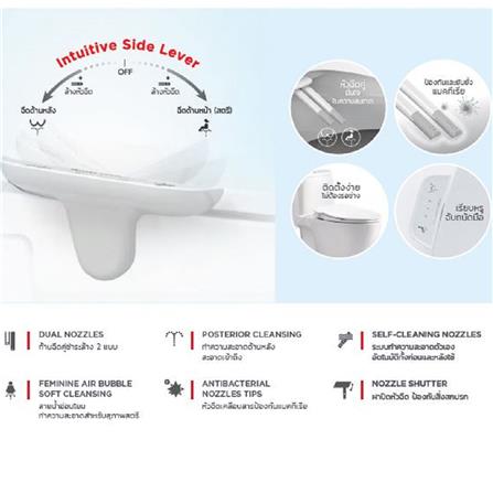 ฝารองนั่งอัตโนมัติ AMERICAN STANDARD 1007372080 สีขาว_4