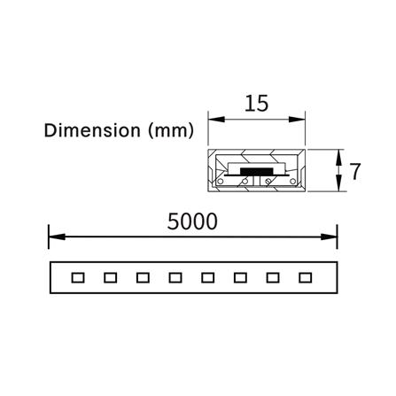 ไฟเส้น LED SHINING 40 วัตต์ 5 เมตร RGB_7