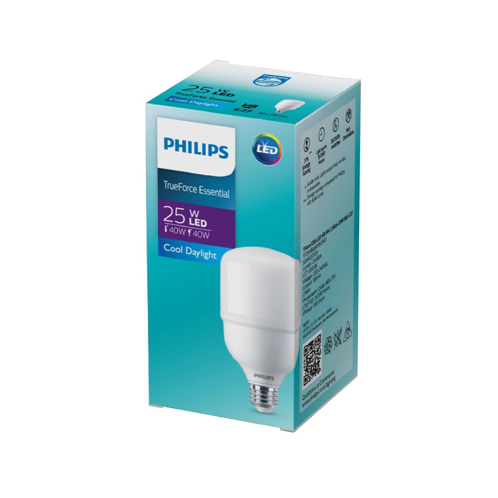 หลอดไฟ LED PHILIPS CYLINDER TRUE FORCE ESSENTIAL 25 วัตต์ DAYLIGHT E27