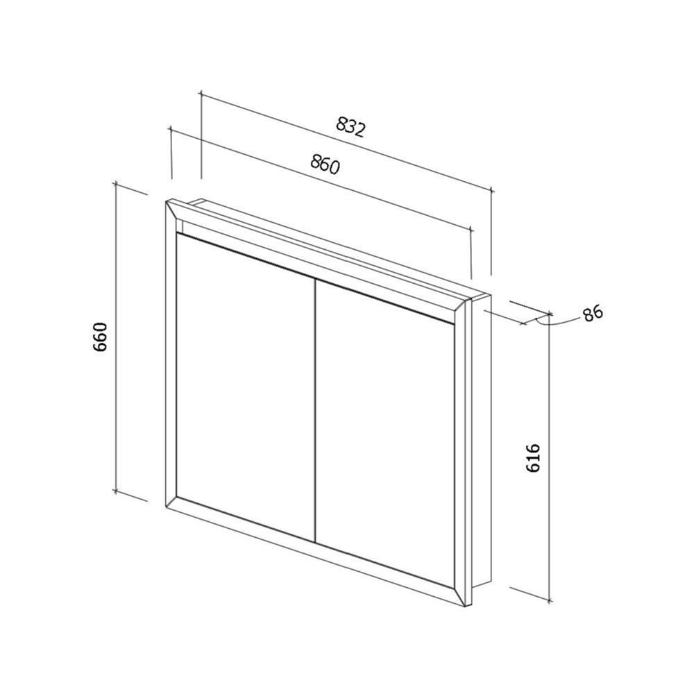 บานซิงค์คู่ STARMARK MATTE 80x60 ซม. สี RICH WALNUT