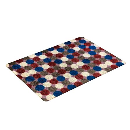 พรมเช็ดเท้าดักฝุ่น PRAW DE POLKA DOT RETRO 50X75 ซม. หลากสี_5