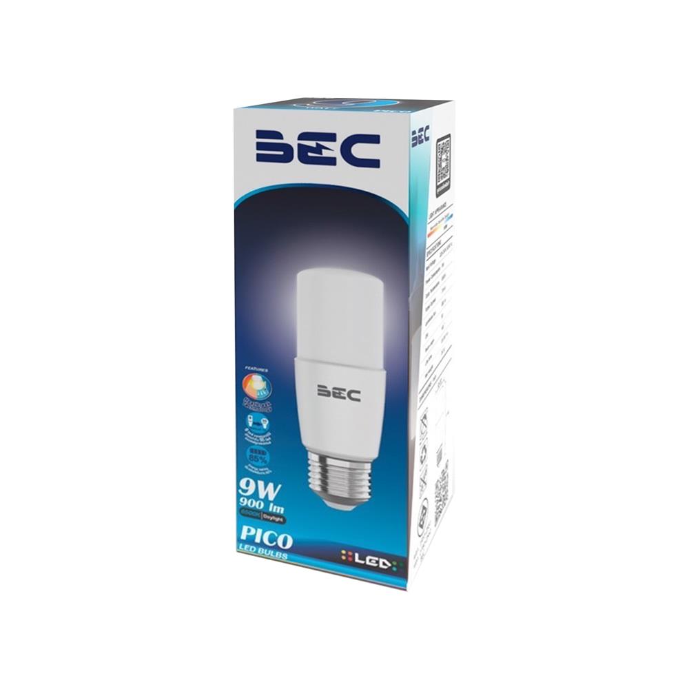หลอด LED BEC PICO 9 วัตต์ DAYLIGHT E27