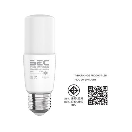 หลอด LED BEC PICO 9 วัตต์ DAYLIGHT E27_5