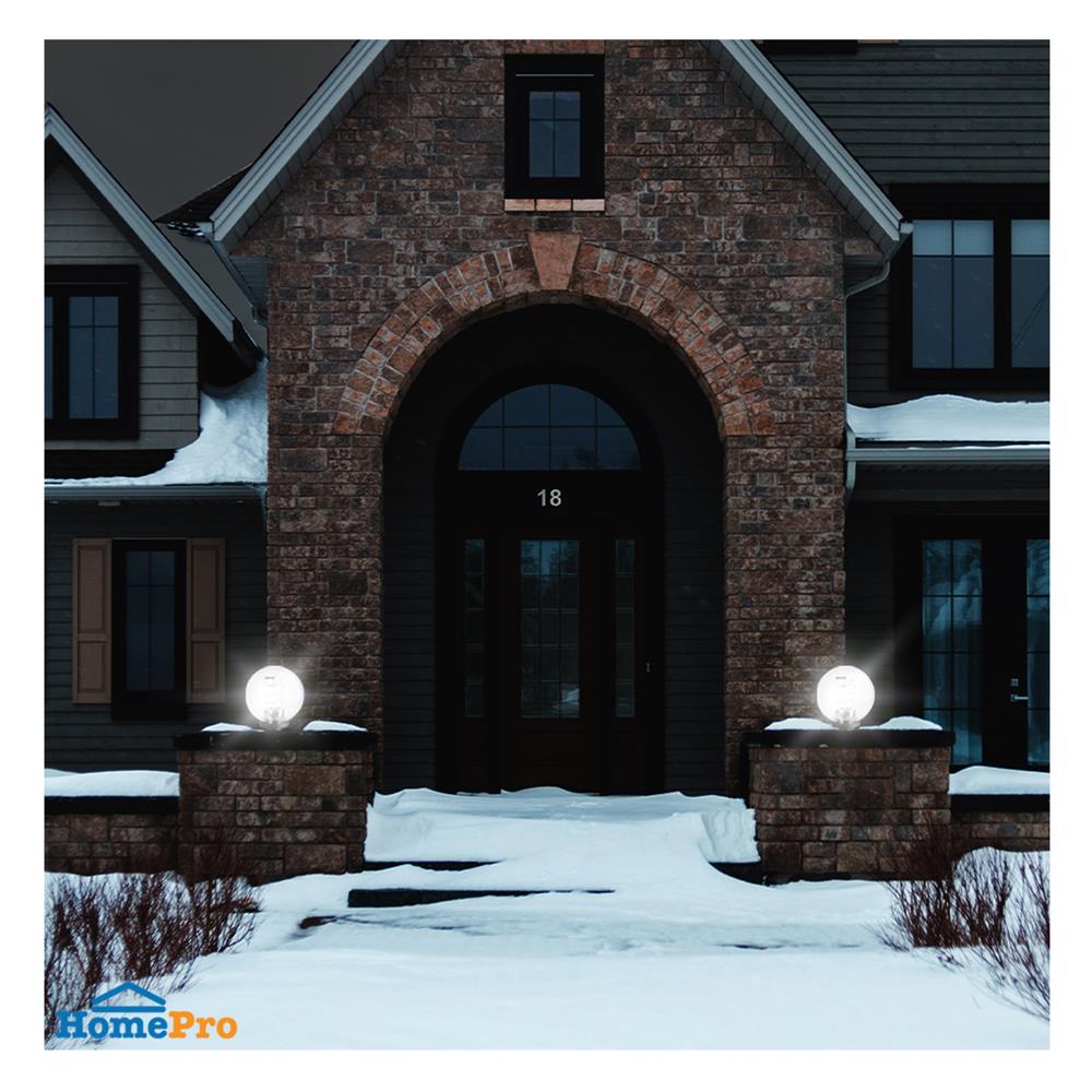 ไฟหัวเสา L&E 36-01629 สีดำ