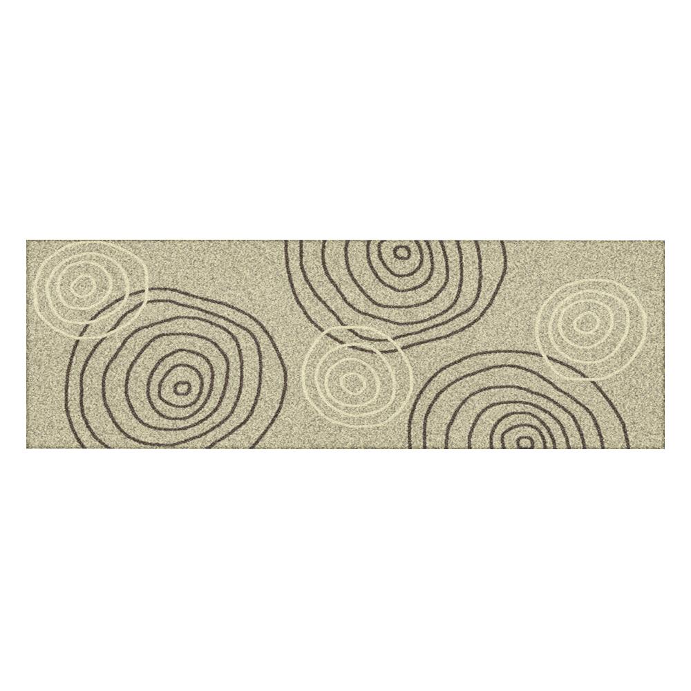 พรมเช็ดเท้าดักฝุ่น PRAW DE STONE PAVE 70X190 ซม. สีเบจ_0