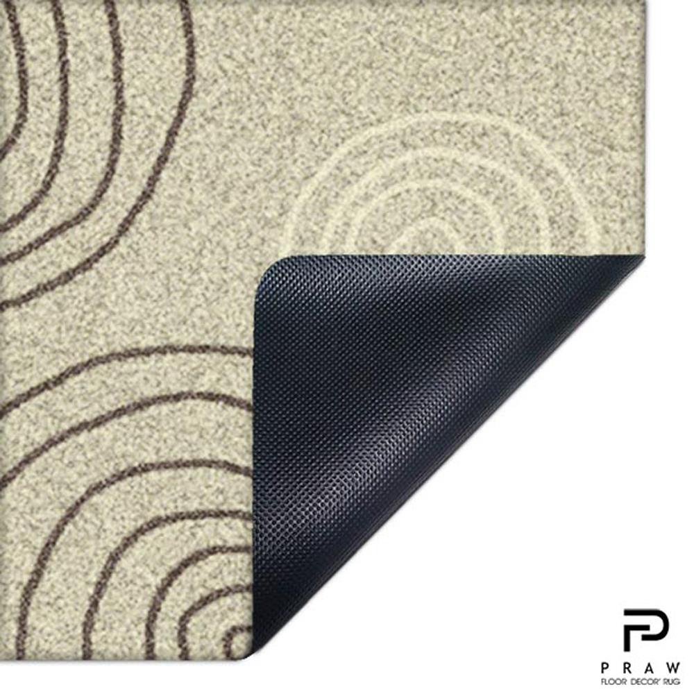 พรมเช็ดเท้าดักฝุ่น PRAW DE STONE PAVE 70X190 ซม. สีเบจ