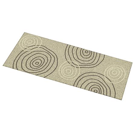 พรมเช็ดเท้าดักฝุ่น PRAW DE STONE PAVE 70X190 ซม. สีเบจ_5