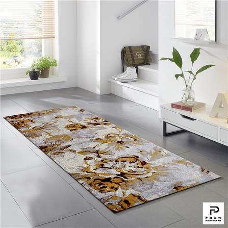 พรมเช็ดเท้าดักฝุ่น PRAW DE VINTAGE FLORAL 70X190 ซม. สีเบจ_6