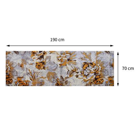 พรมเช็ดเท้าดักฝุ่น PRAW DE VINTAGE FLORAL 70X190 ซม. สีเบจ_8