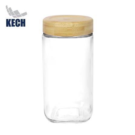 ขวดโหลแก้วฝาเกลียว KECH BASE 1.1 ลิตร สีใส_0