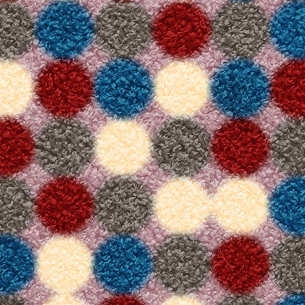 พรมเช็ดเท้าดักฝุ่น PRAW DE POLKA DOT RETRO 70X190 ซม. หลากสี