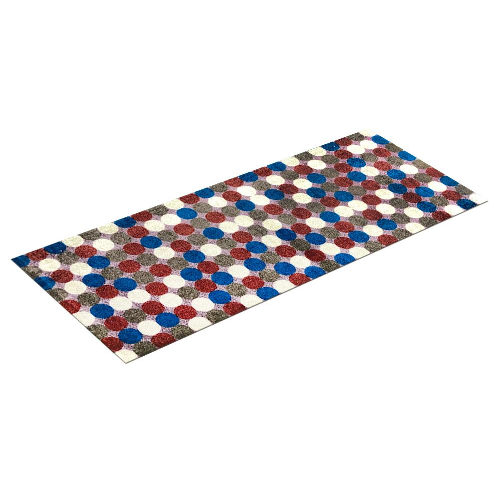 พรมเช็ดเท้าดักฝุ่น PRAW DE POLKA DOT RETRO 70X190 ซม. หลากสี