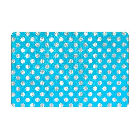พรมเช็ดเท้าดักฝุ่น PRAW POLKA DOT BABY BLUE 50X75 ซม. สีฟ้า_1