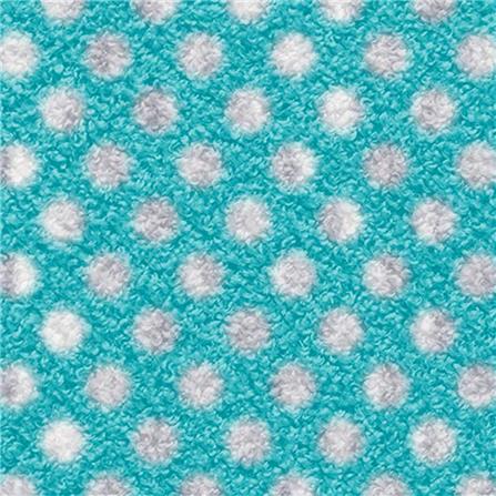 พรมเช็ดเท้าดักฝุ่น PRAW DE POLKA DOT MINT GREEN 50X75 ซม. สีเขียว_3